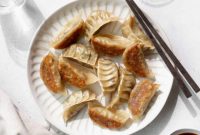 Savory Plant-Based Gyoza Vegan Vegetarian