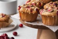 Bright Cranberry Orange Muffins