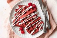 Ruby Red Waffle Indulgence