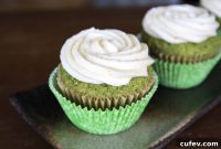 Hidden Greens, Orange Dreams Cupcakes