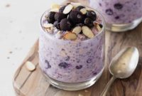 Wholesome Blueberry Overnight Oats