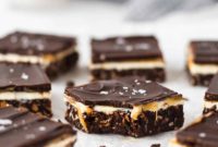 Decadent Gluten-Free Salted Caramel Nanaimo Bars