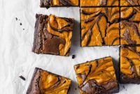 Marbled Pumpkin Cheesecake Brownies