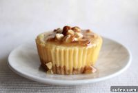 Decadent Honey Almond Gouda Cheesecakes