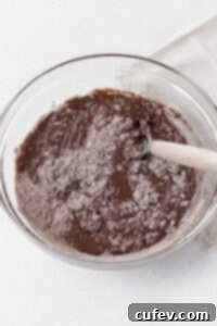 Gluten Free Whoopie Pies 7 Stirring the dry gluten-free whoopie pie ingredients into the wet ingredients.