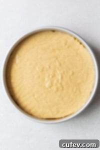 Tropical Gluten-Free Pineapple Upside Down Dream 12 A pan of gluten-free pineapple upside down cake before baking.