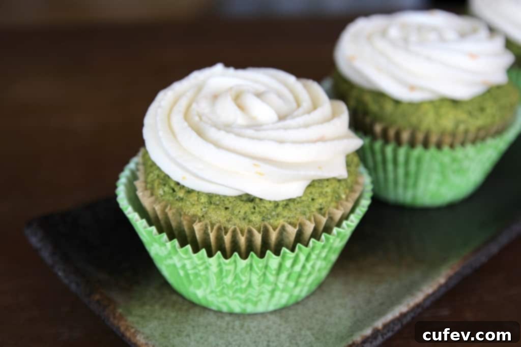 spinach cupcakes