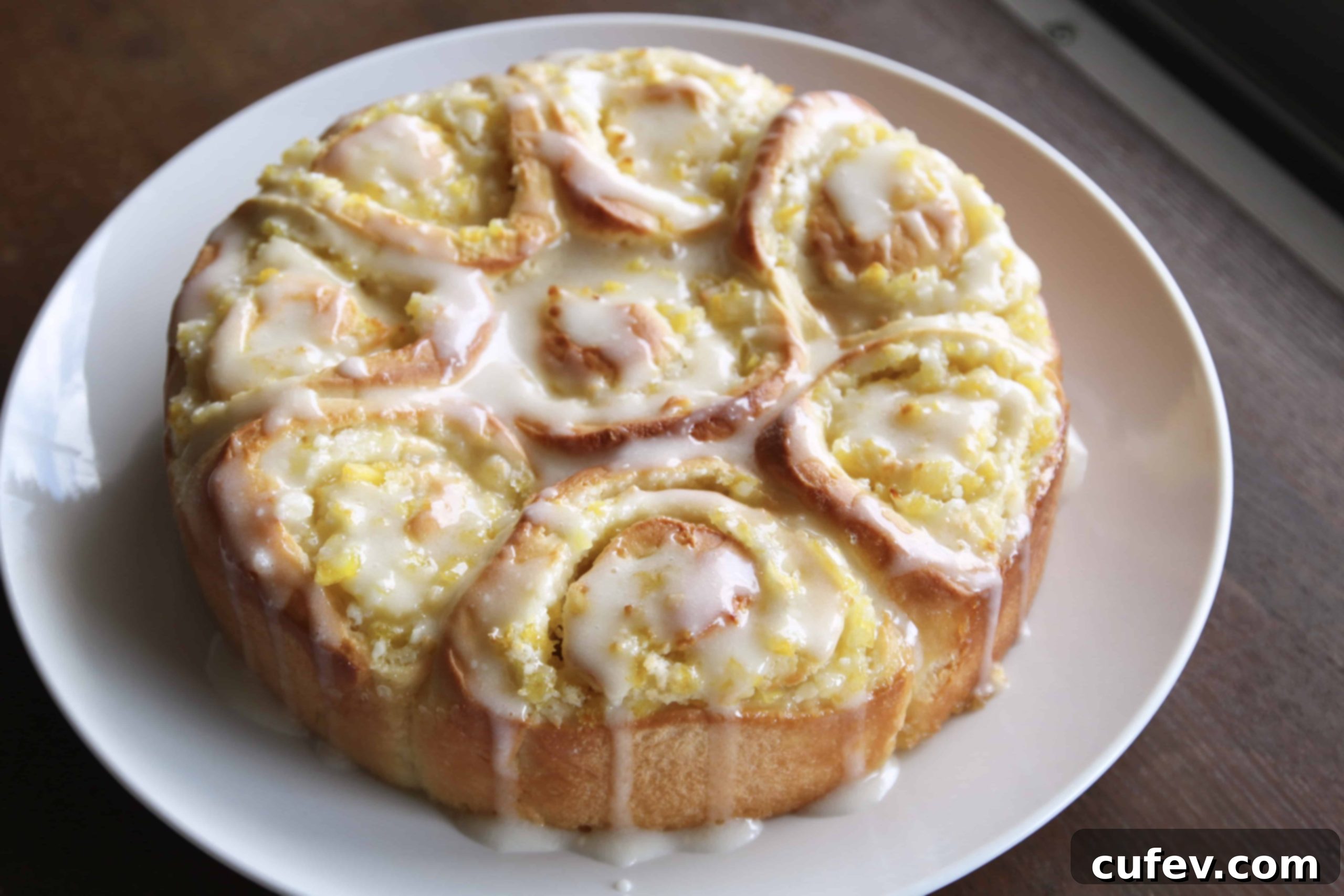 Piña Colada Rolls, a delicious tropical sweet roll with pineapple and coconut.