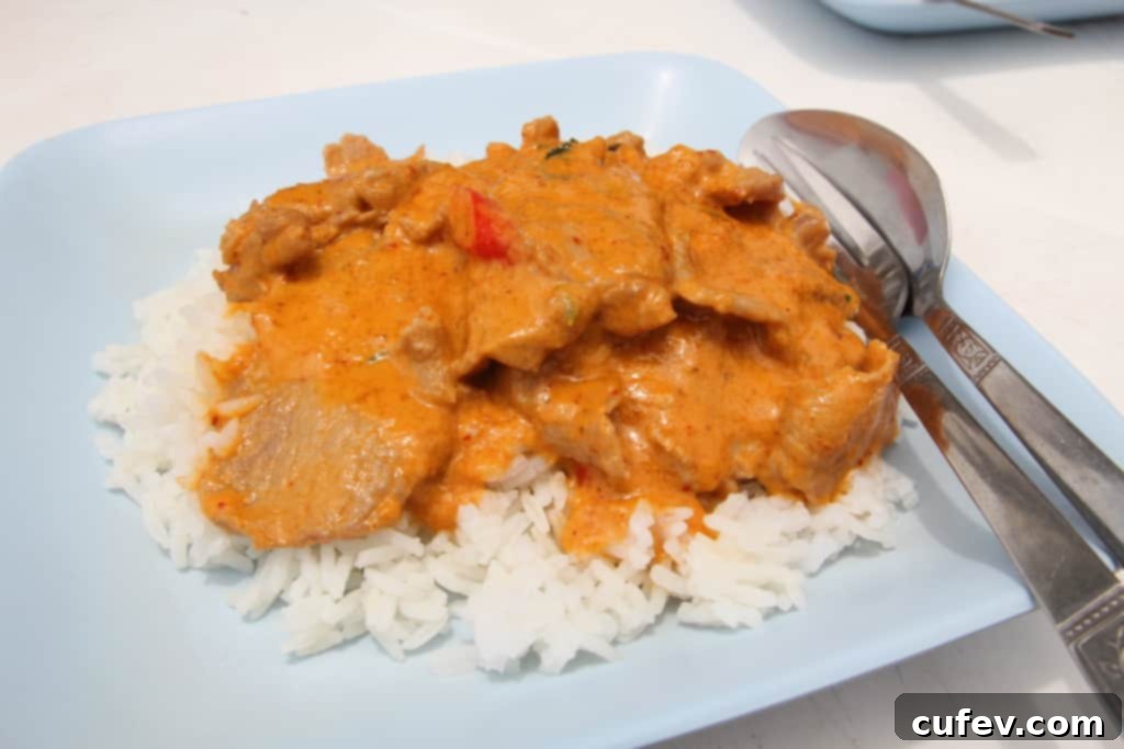 A dish with chosen protein at Ninja Crepes, Koh Samui