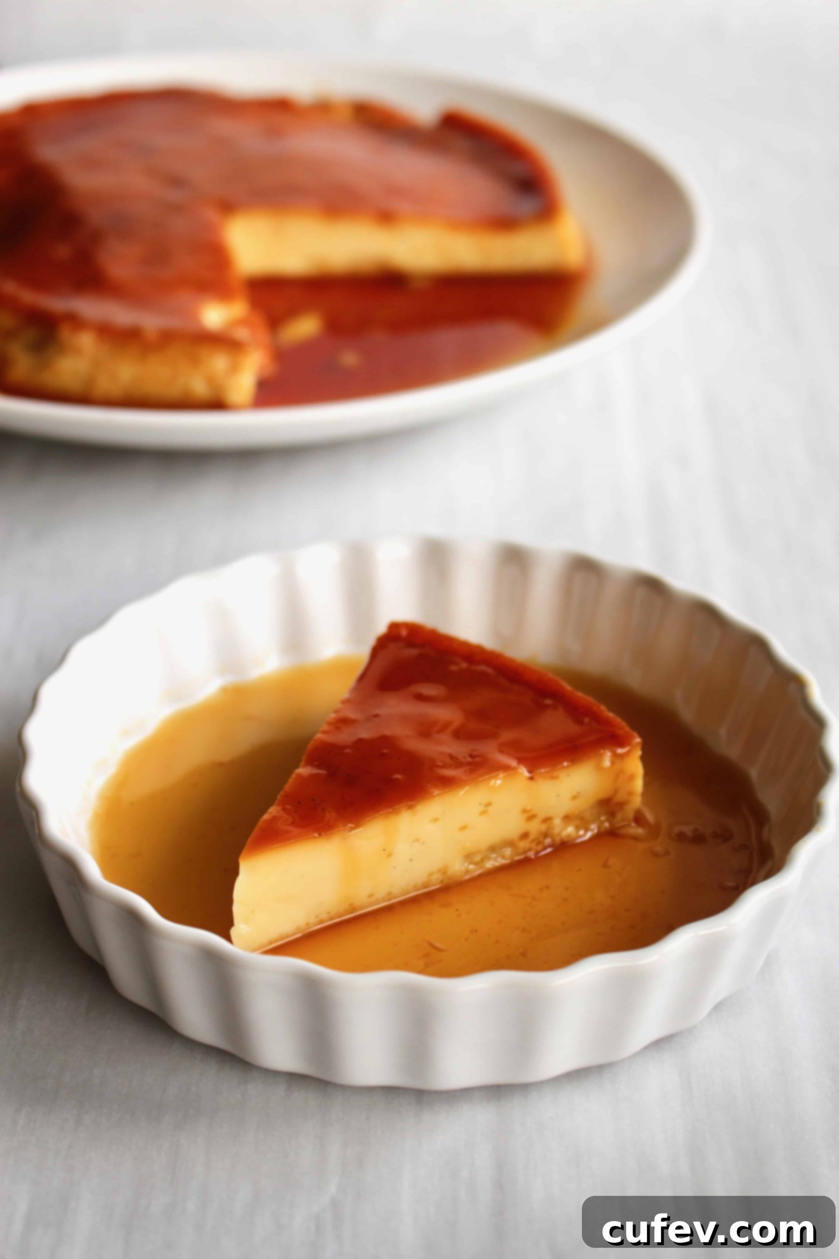 Dairy-Free Filipino Leche Flan 2 Filipino creme caramel