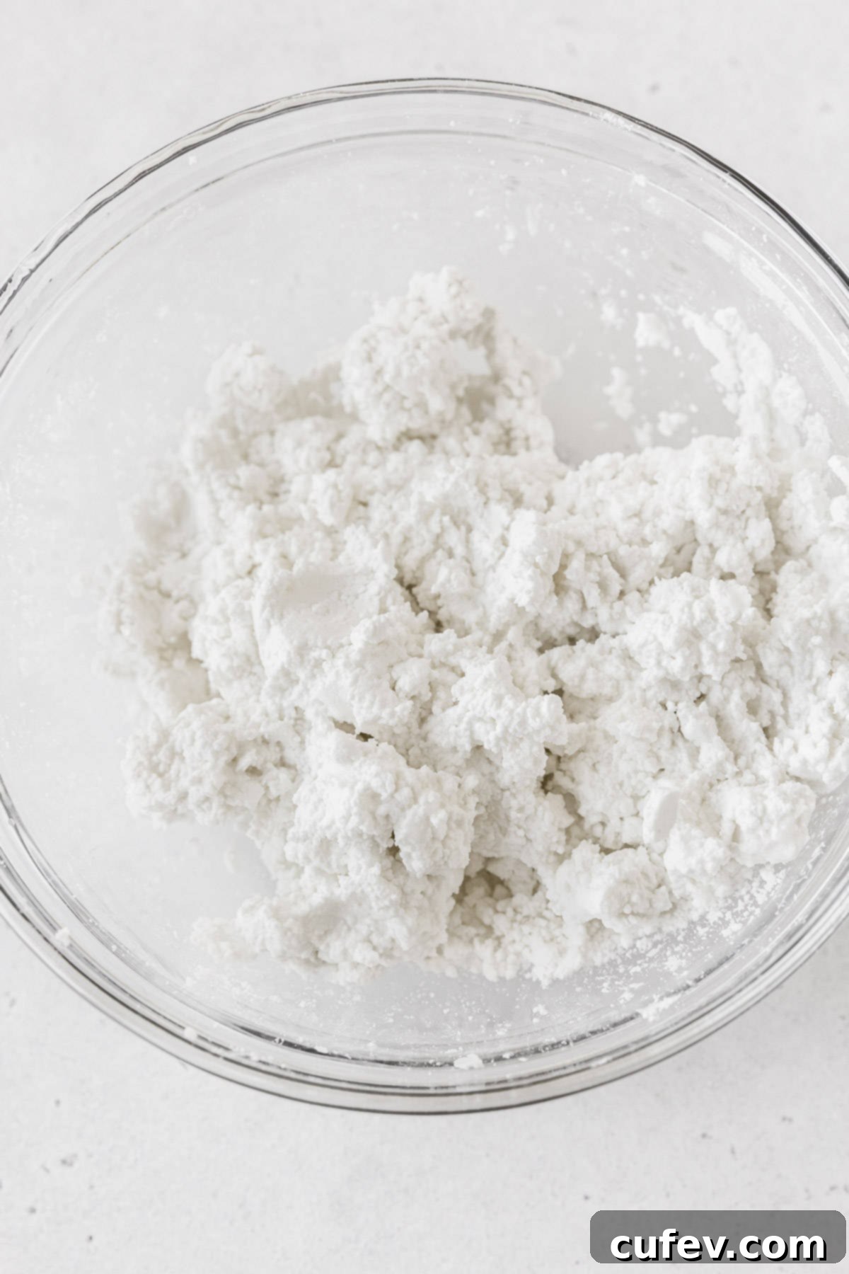 All of the water added into the shiratamako.