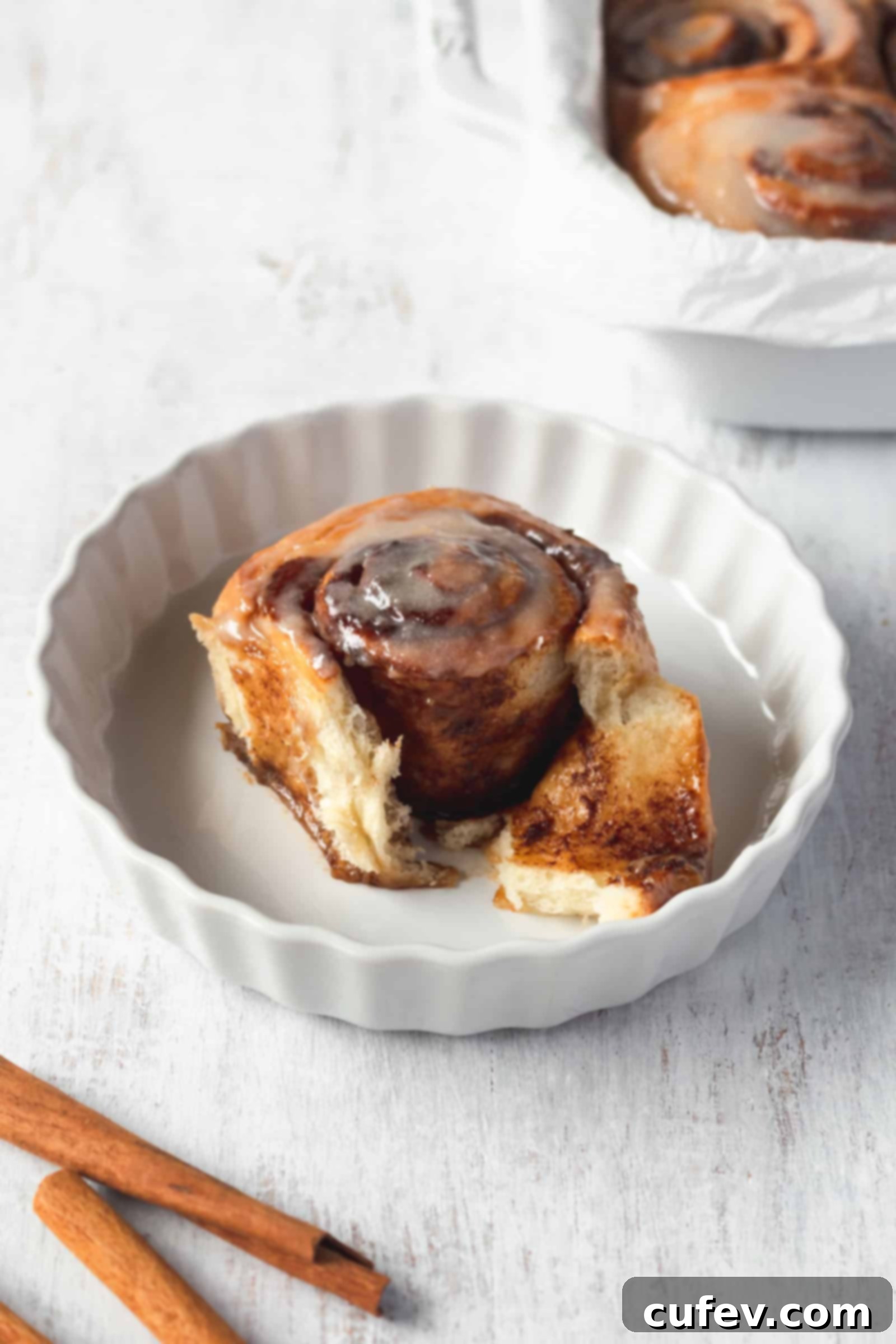 Easy Fluffy Vegan Cinnamon Rolls with Cashew Frosting 10 These vegan cinnamon rolls are super easy to make! So fluffy and topped with a cashew cream cheese icing, these vegan cinnamon buns are loved by everyone! #vegancinnamonrolls #cinnamonrolls #cinnamonbuns #veganrecipe #easyrecipe