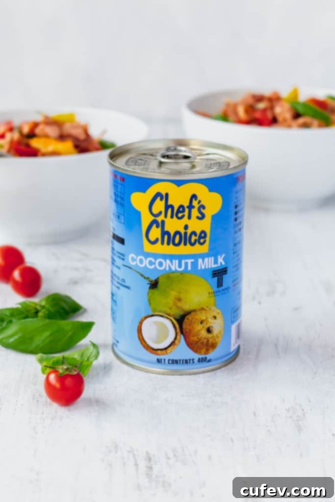 Chef’s Choice coconut milk makes for the creamiest cheese grits and polenta