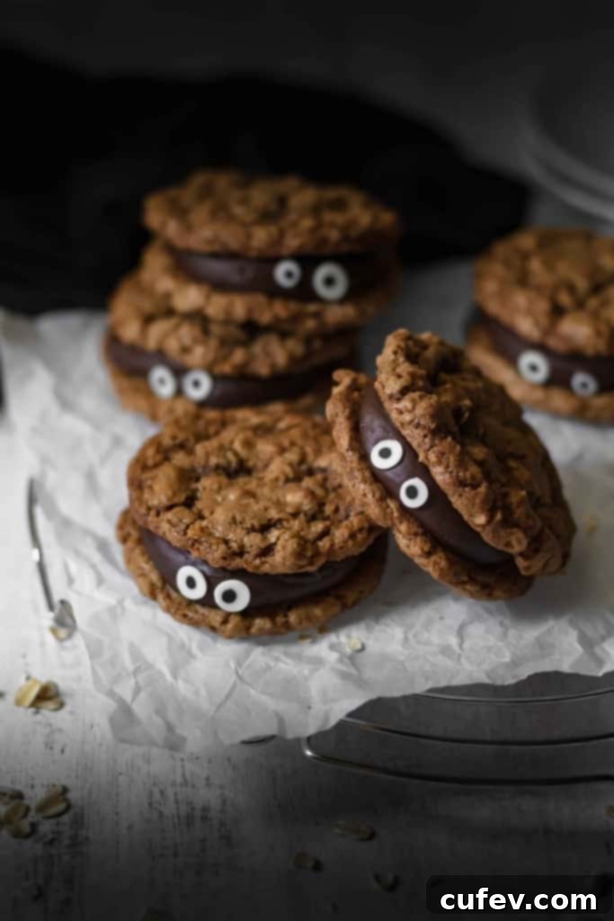Halloween cookies that are easy to make, aren’t stuffed with food coloring, and absolutely delicious! Perfect for any Halloween Party! #halloweendessert #halloweencookies #halloweentreats #spooky #monstercookies
