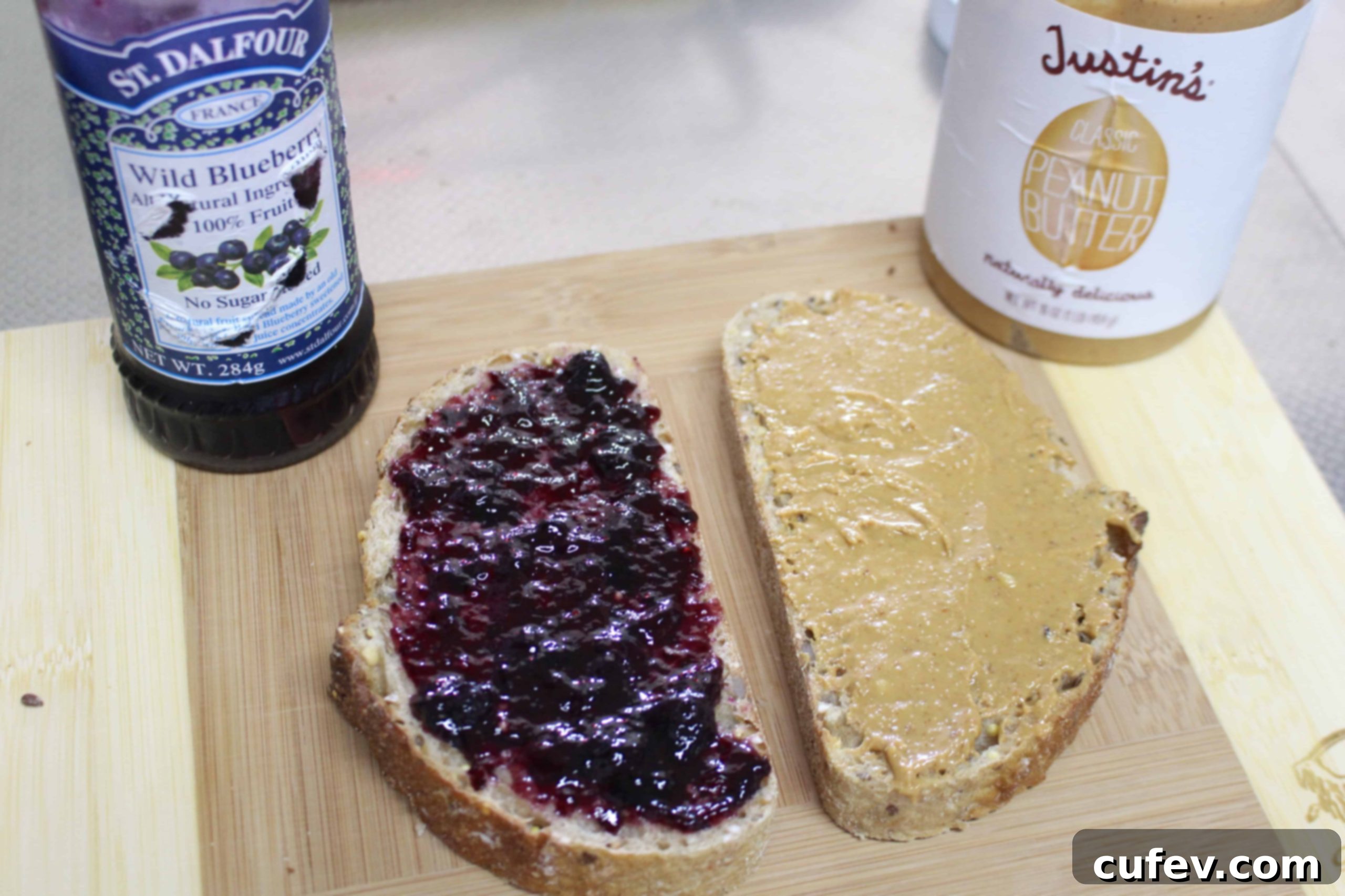 Peanut Butter and Jelly Stuffed French Toast