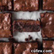 Gluten free brownies with the center piece faced sideways.